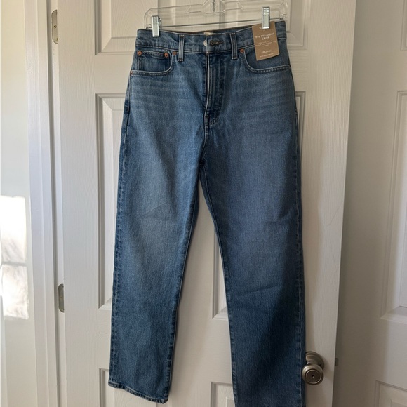 NWT Madewell The '90s Straight Crop Jean Sz 27 - Picture 5 of 9